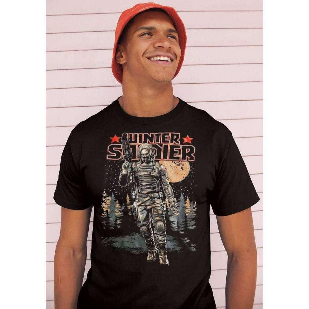 The Winter Soldier Marvel Superhero Classic Comic Fan Unisex T-Shirt